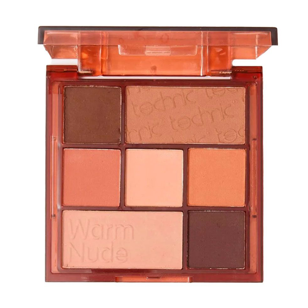 Палетка тіней для повік technic Matte Pressed Pigment Eyeshadow Palette, Warm Nude, 8.1 г